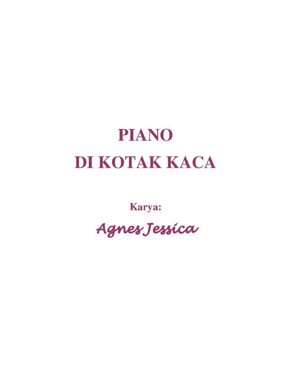 Agnes Jessica Piano di Kotak Kaca