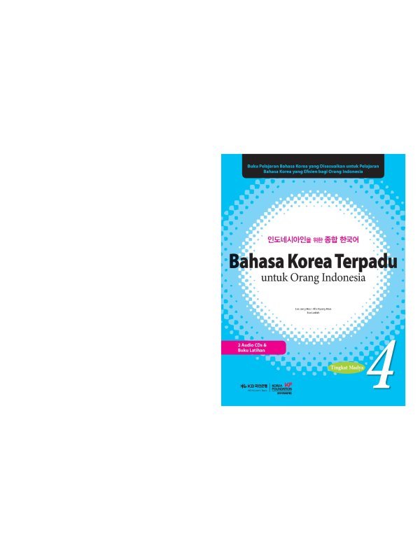 Bahasa Korea Terpadu untuk Orang INDONESIA Jilid 4