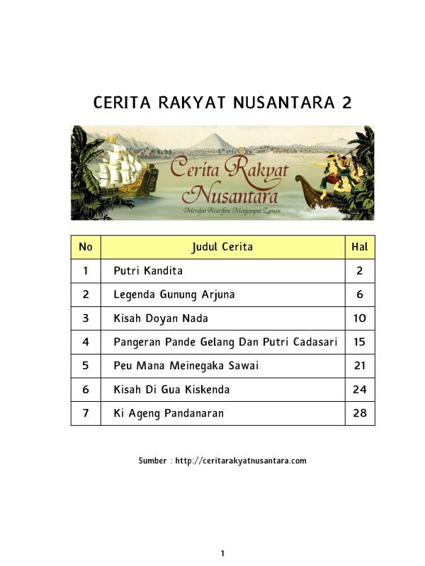 Cerita Rakyat Nusantara 2
