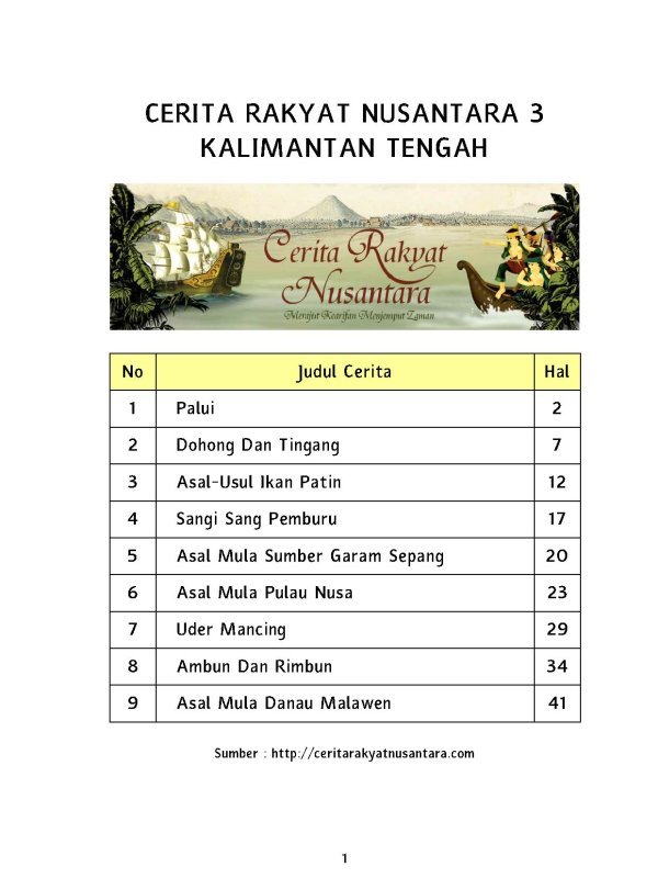 Cerita Rakyat Nusantara 3