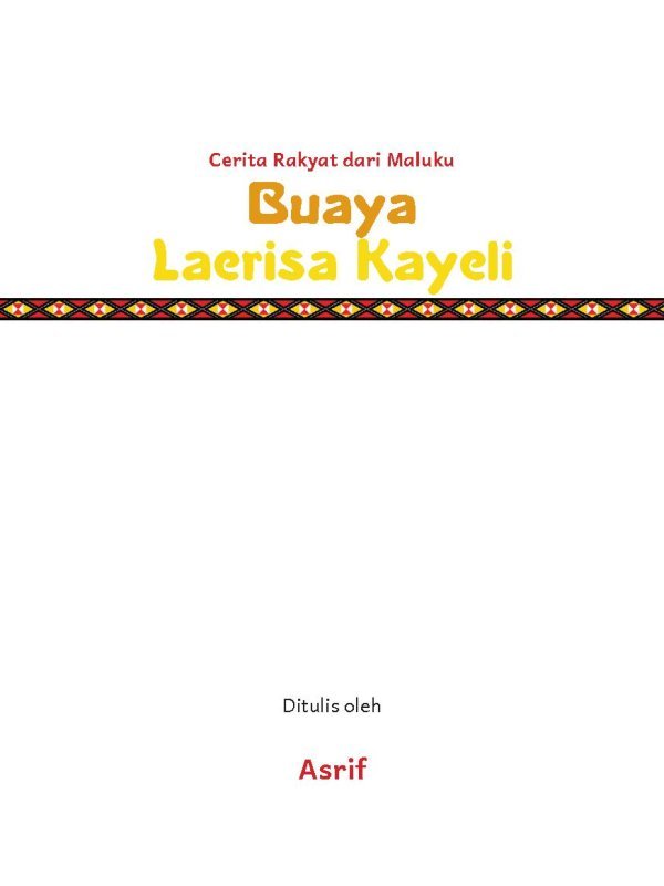 Cerita Buaya Learisa Kayeli