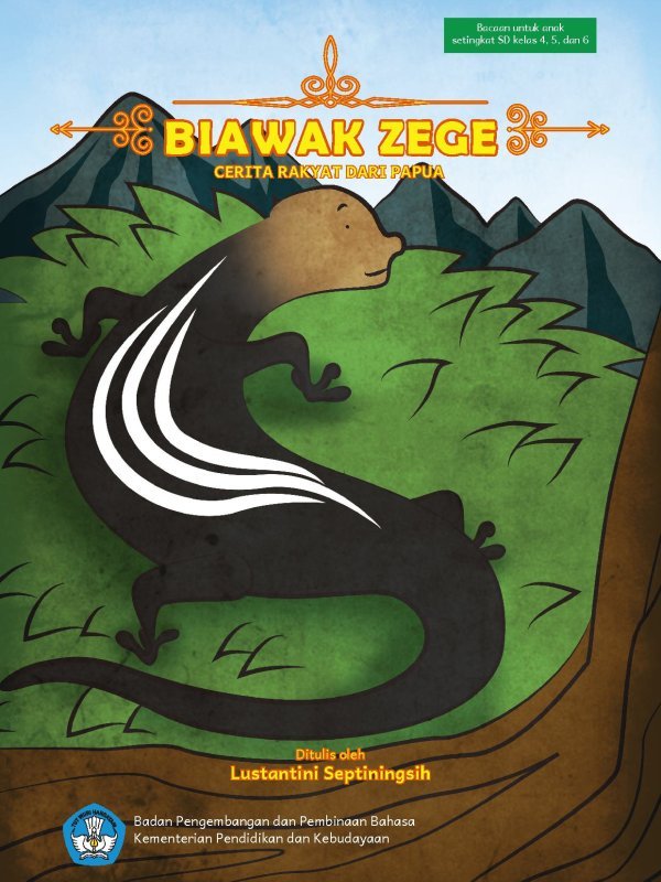 Cerita dan Sampul Biawak Zege