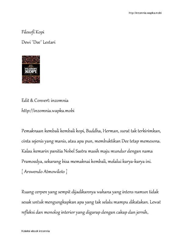 Dee Filosofi Kopi