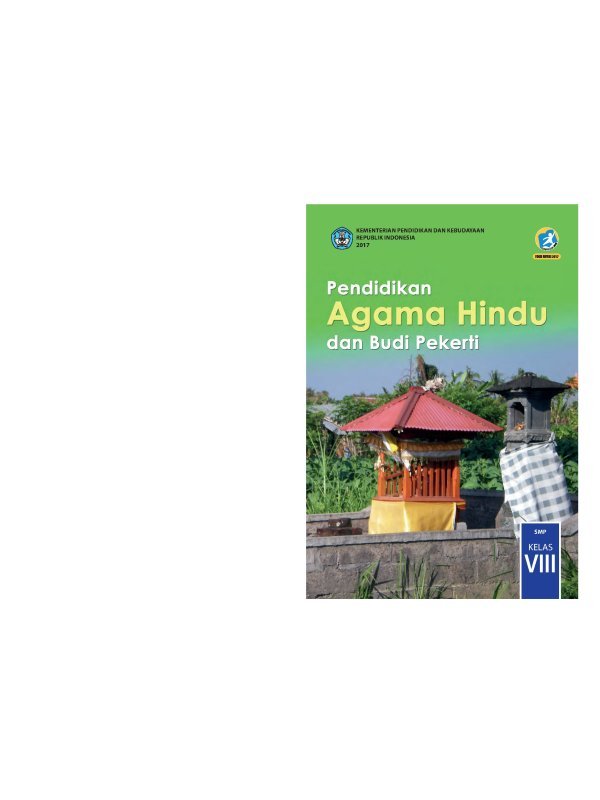 Kelas 08 SMP Pendidikan Agama Hindu dan Budi Pekerti Siswa 2017
