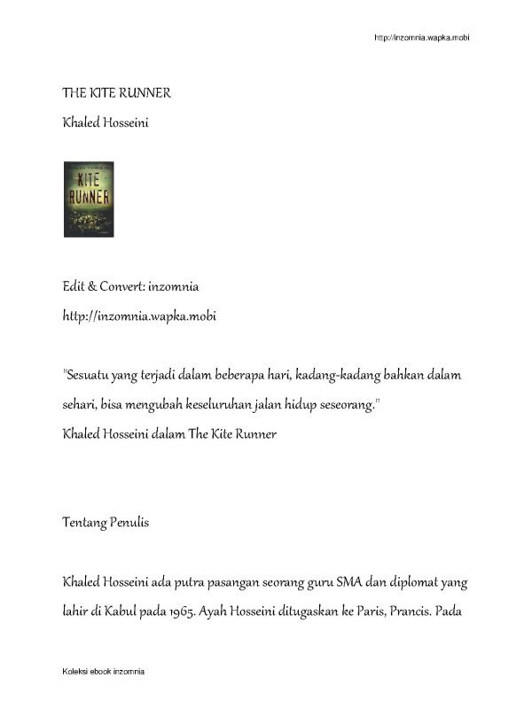 Khaled Hosseini The Kite Runner