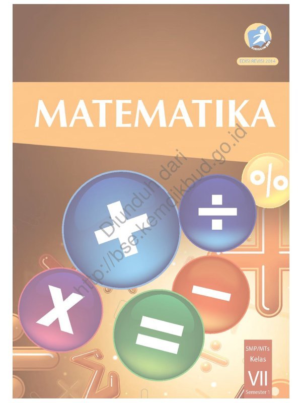 Matematika BSE SMP VII Edisi Revisi 2014