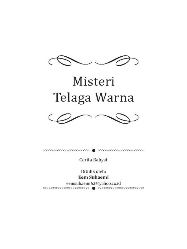 Smp Misteri Telaga Warna