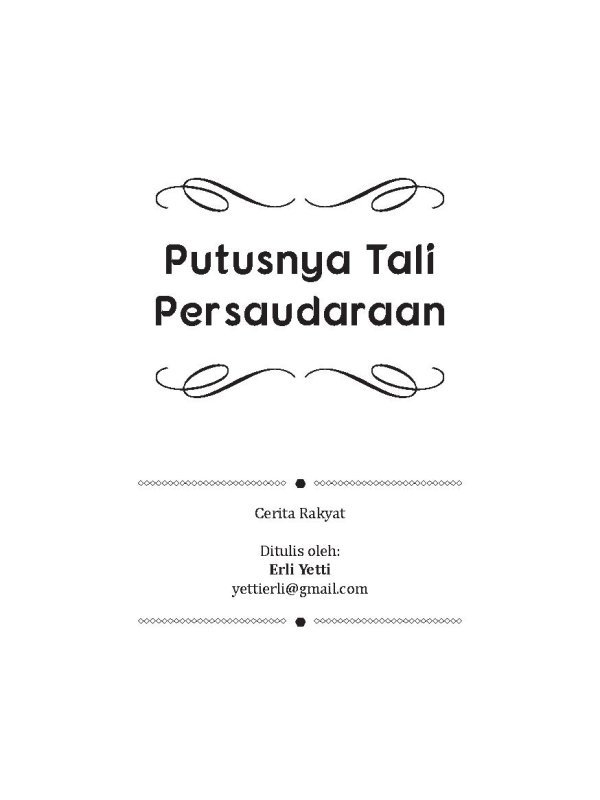 Smp Putusnya Tali Persaudaraan