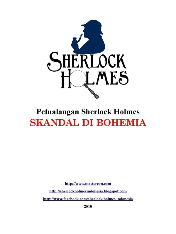 Sherlock Holmes Skandal di Bohemia