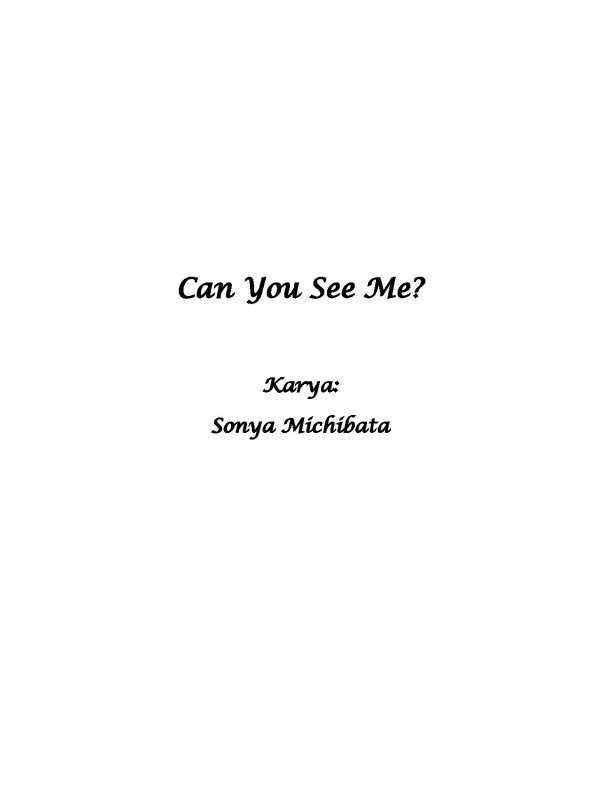 Sonya Michibata Can You See Me