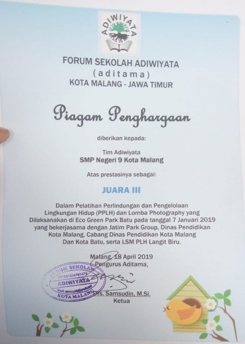 Lomba Perlindungan dan Pengelolaan Lingkungan Hidup